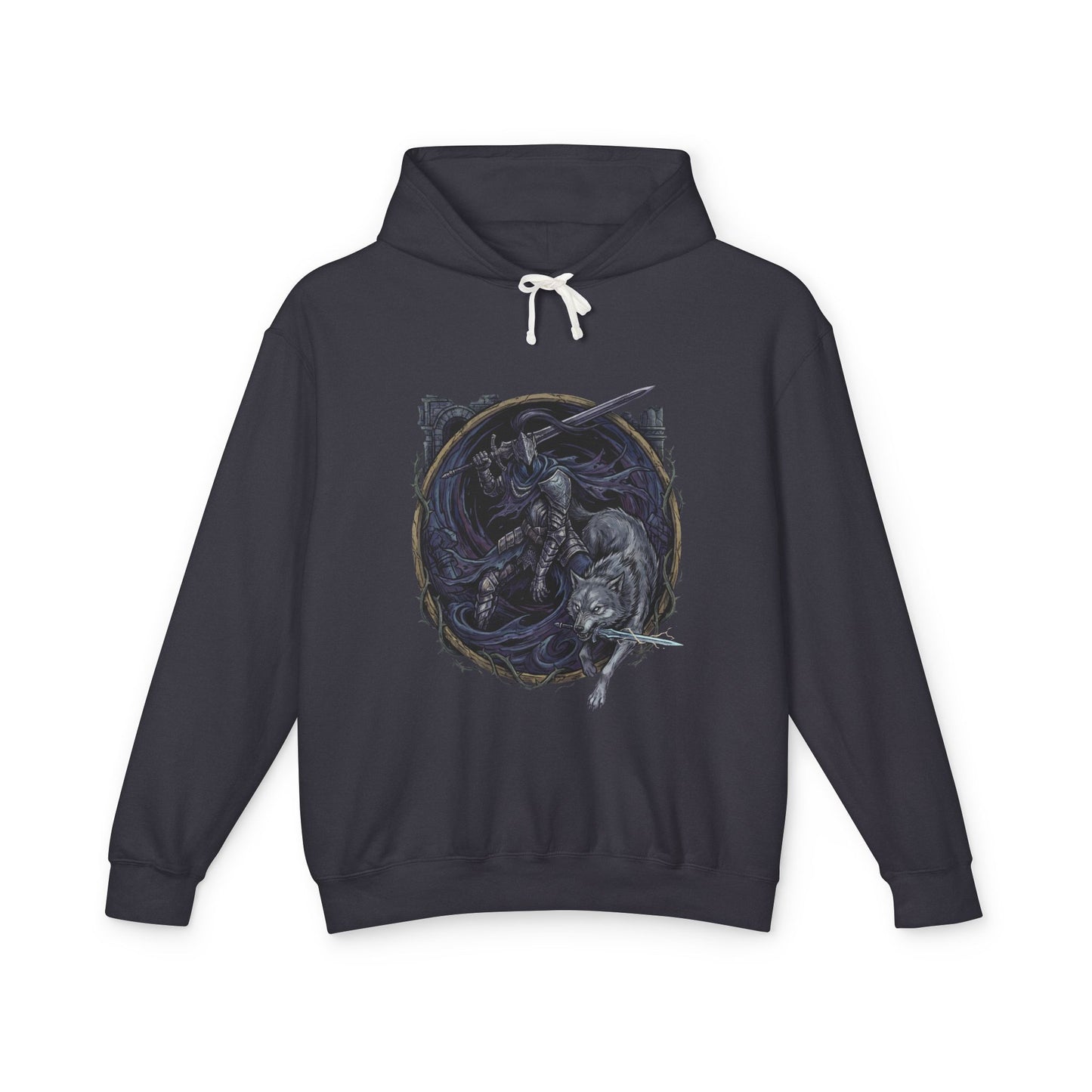 Dark Souls Artorias Shield Greatsword Duel Portrait Unisex Premium Hoodie