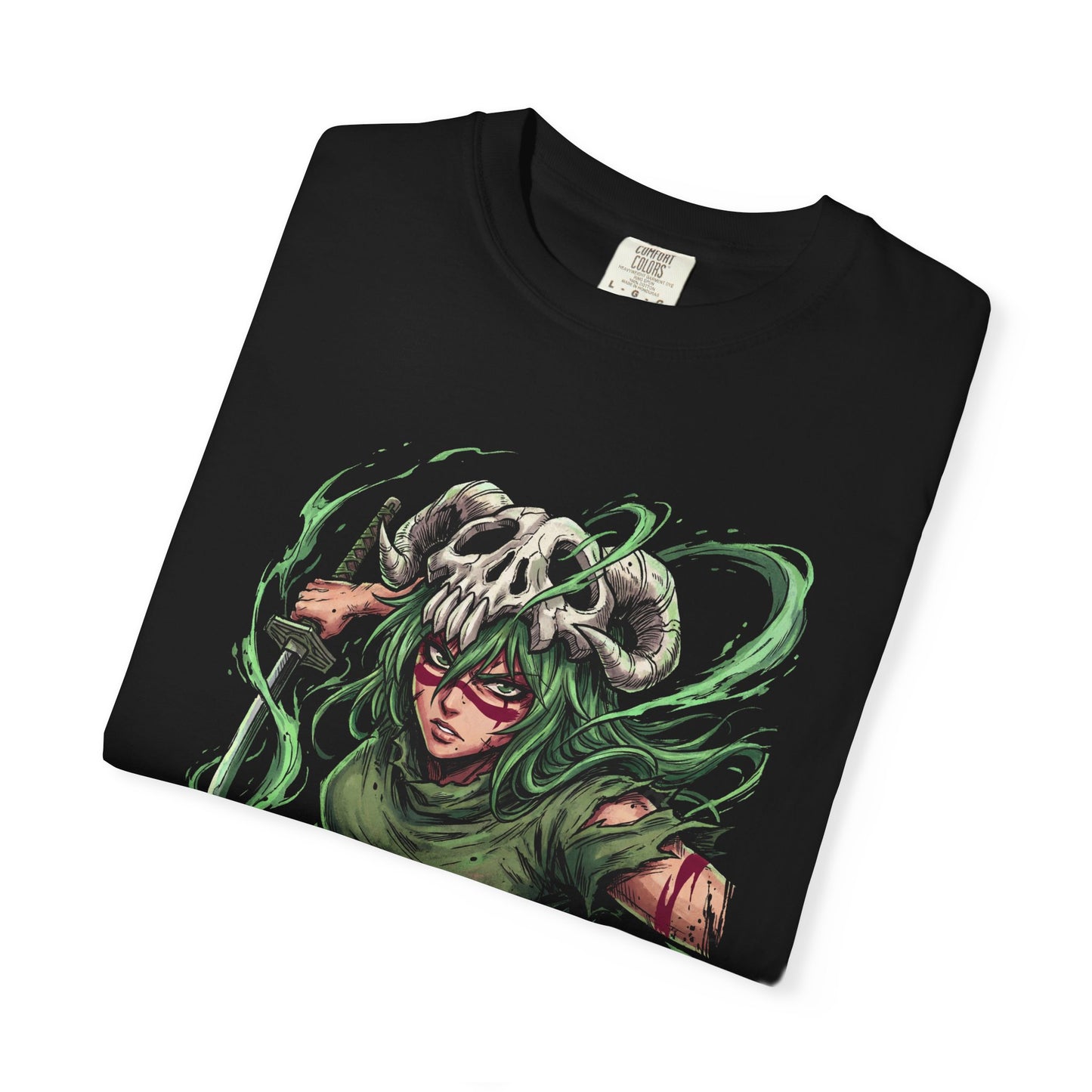 Nelliel Tu Odelschwanck Bleach Long Wavy Green Hair Art Premium T-Shirt