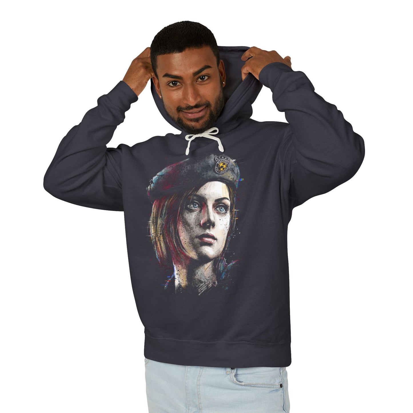 Resident Evil Jill Valentine Lockpick Knife Herb Mixing Icon Unisex Premium Hoodie