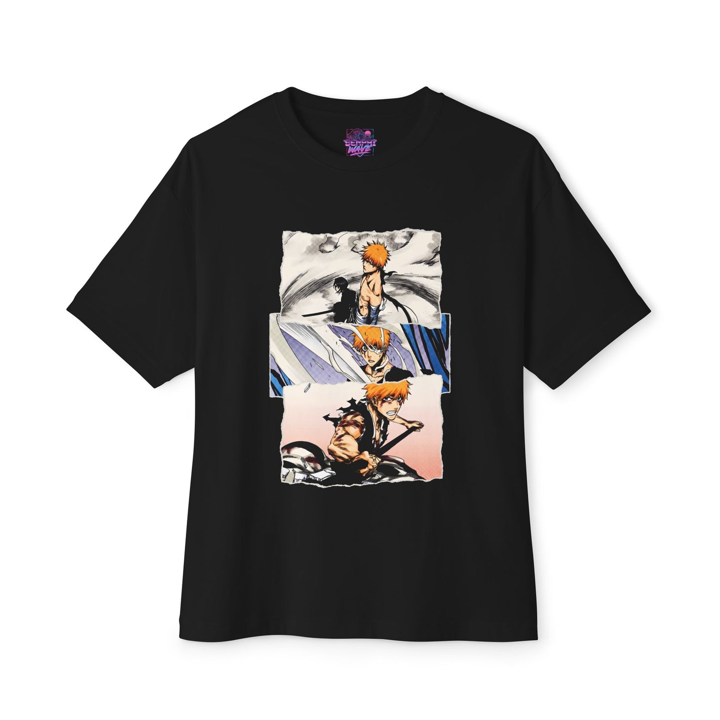 Ichigo Kurosaki Bleach Anime Art Graphic Streetwear Tee - Oversized Premium Tee