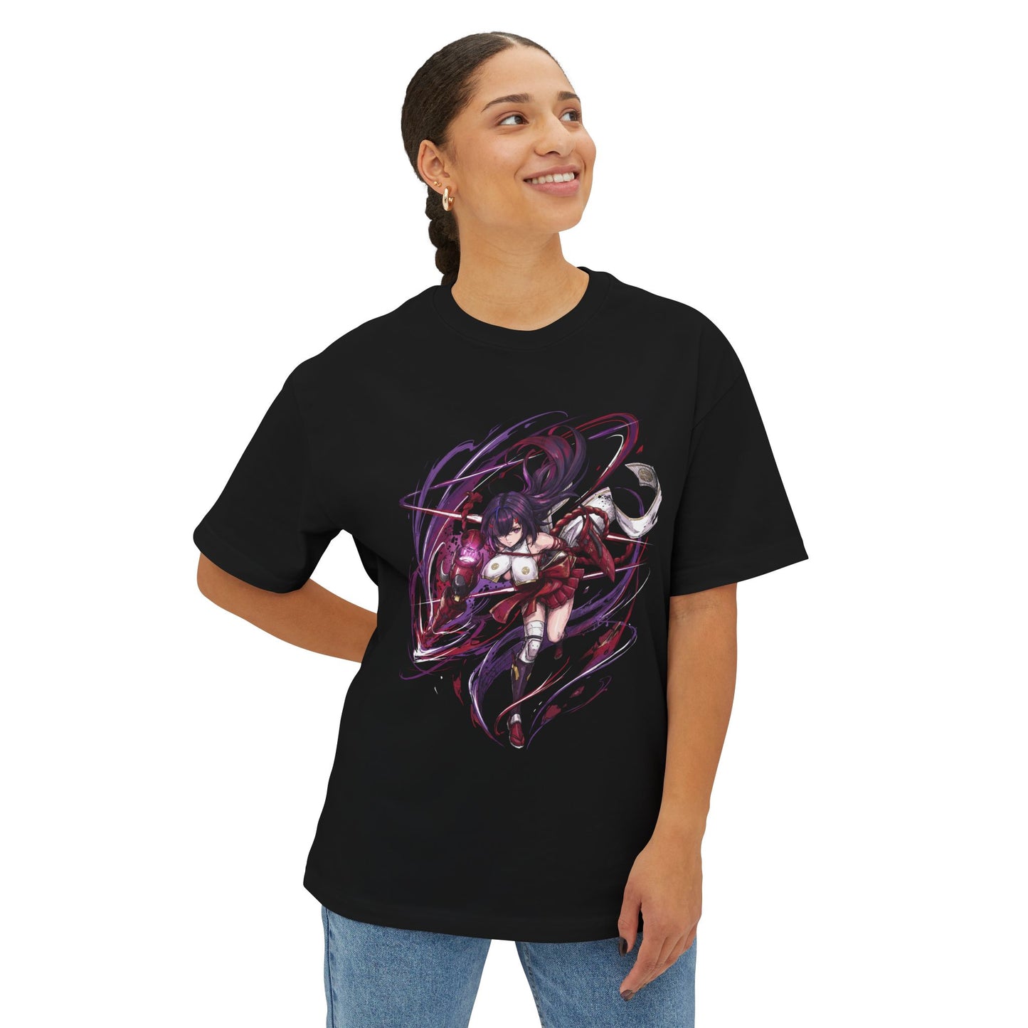 Shaman Maiden Chizuru – Void Psionic DPS Premium Oversized Unisex T-Shirt