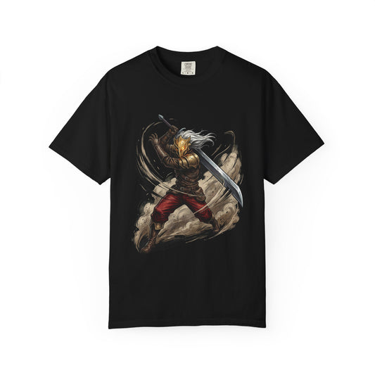 Slay the Spire Ironclad Fan Art – Armored Strength Warrior Design Premium T-Shirt