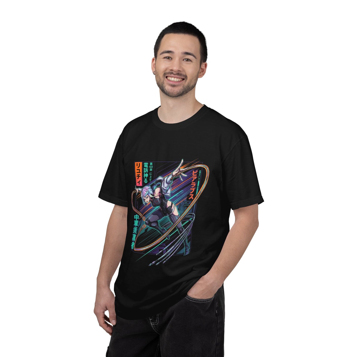 Lucy Guilty Gear: Night City Netrunner Guest Character Premium T-Shirt
