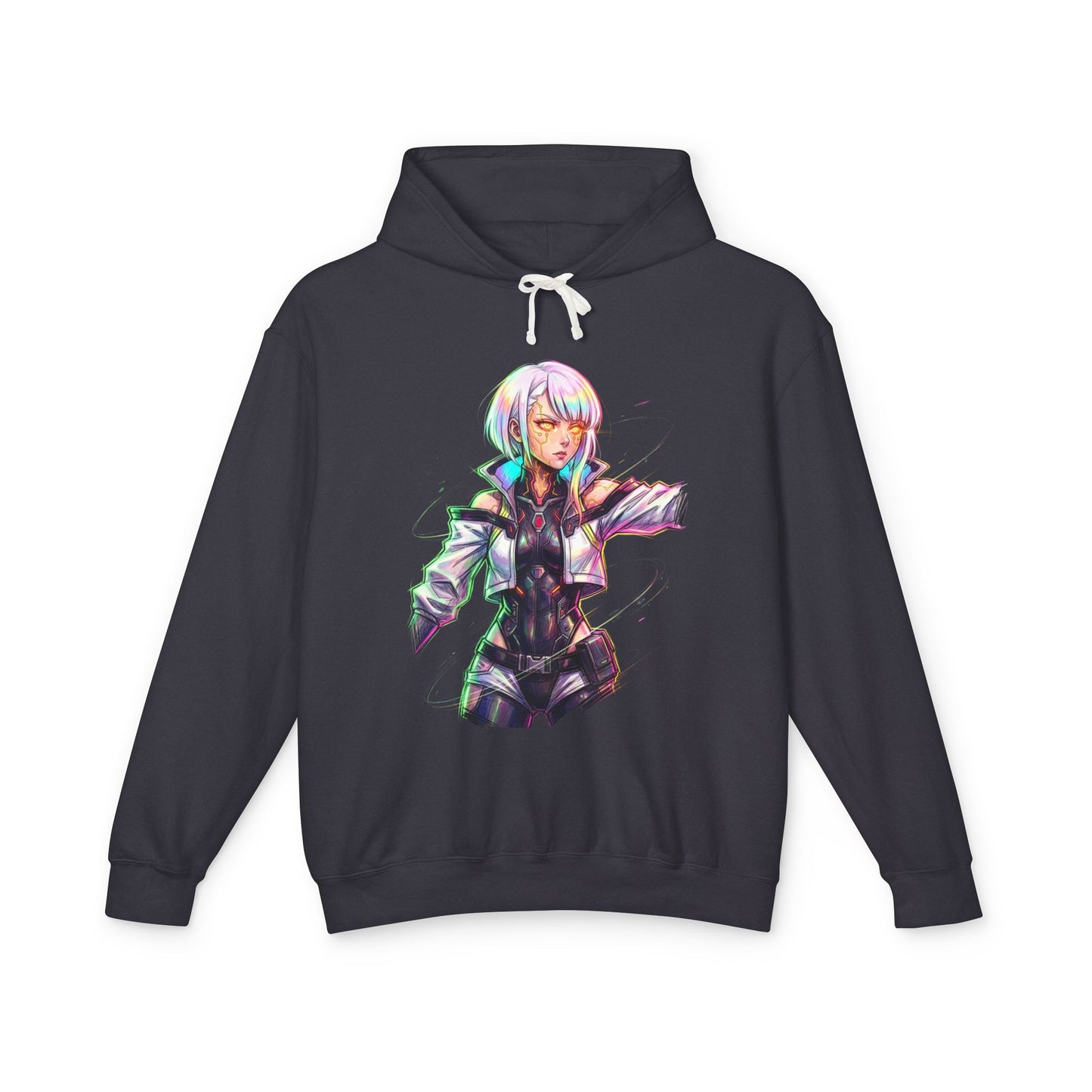 Lucy Cyberpunk Edgerunners Braindance BD Hacker Aesthetic Unisex Premium Hoodie