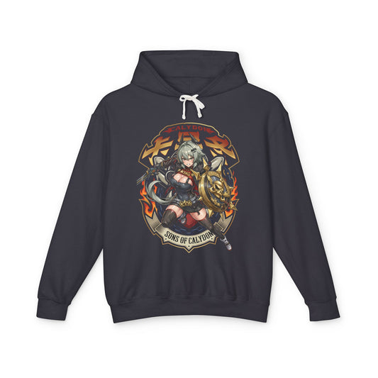Caesar King ZZZ Yellow Eyes Star Horn Leader Illustration Unisex Premium Hoodie