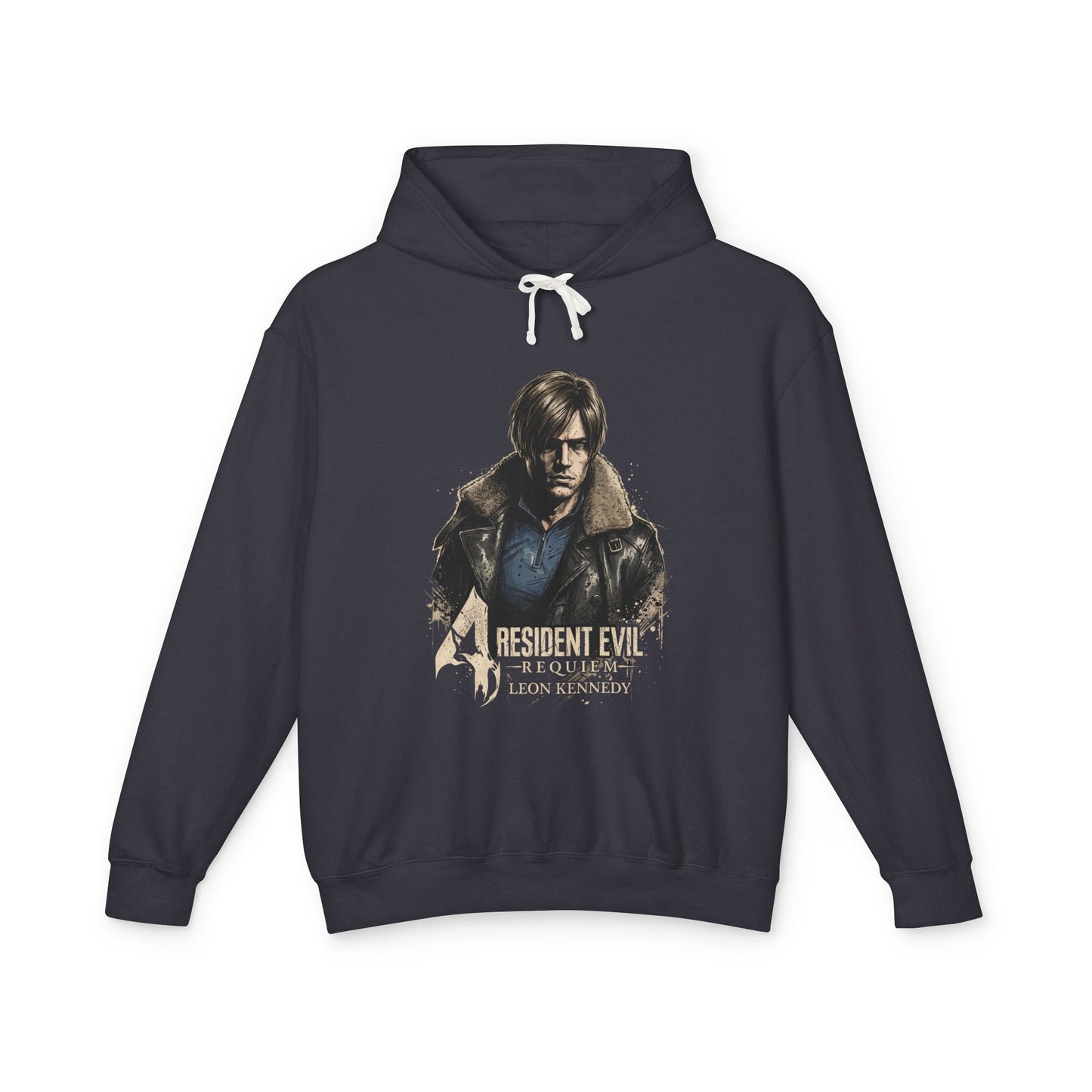 Leon S Kennedy Resident Evil Requiem Veteran Agent Action Design Unisex Premium Hoodie