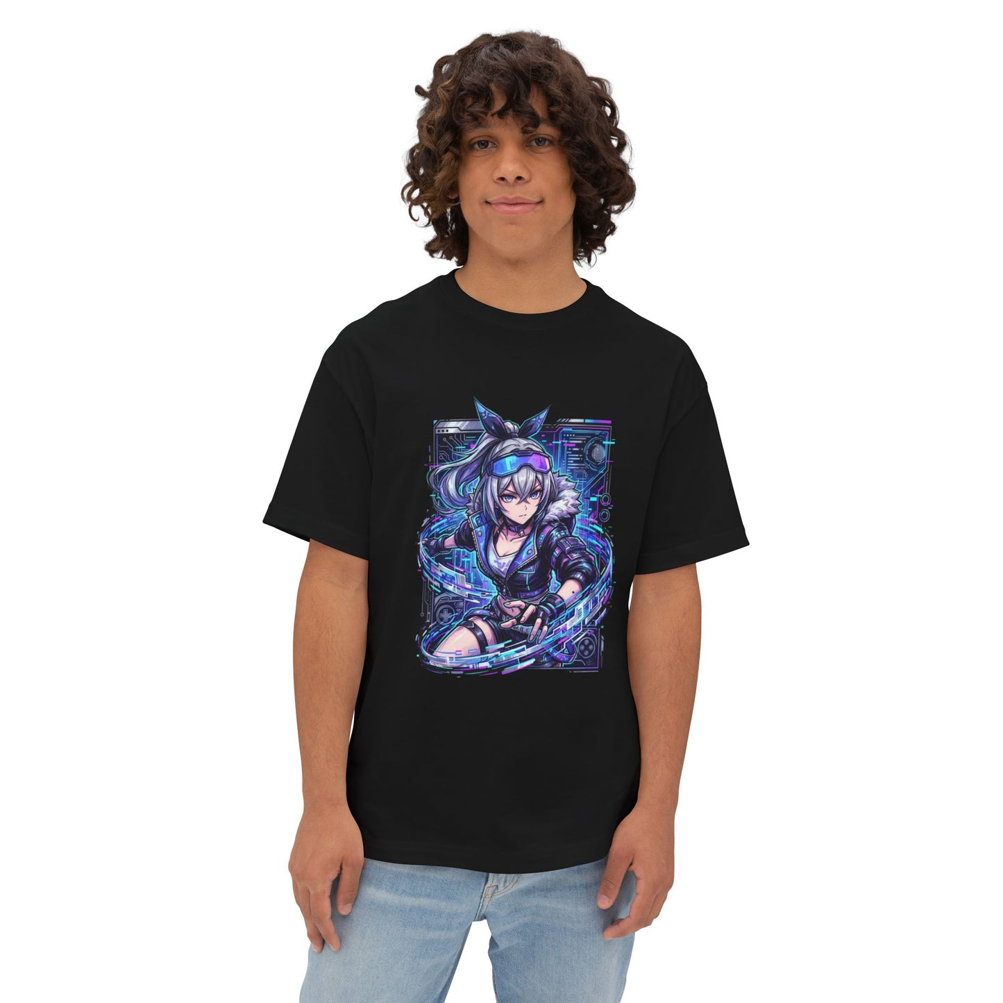 Silver Wolf Honkai Star Rail: "Bugs" & Aha's Chosen Premium Oversized Unisex T-Shirt