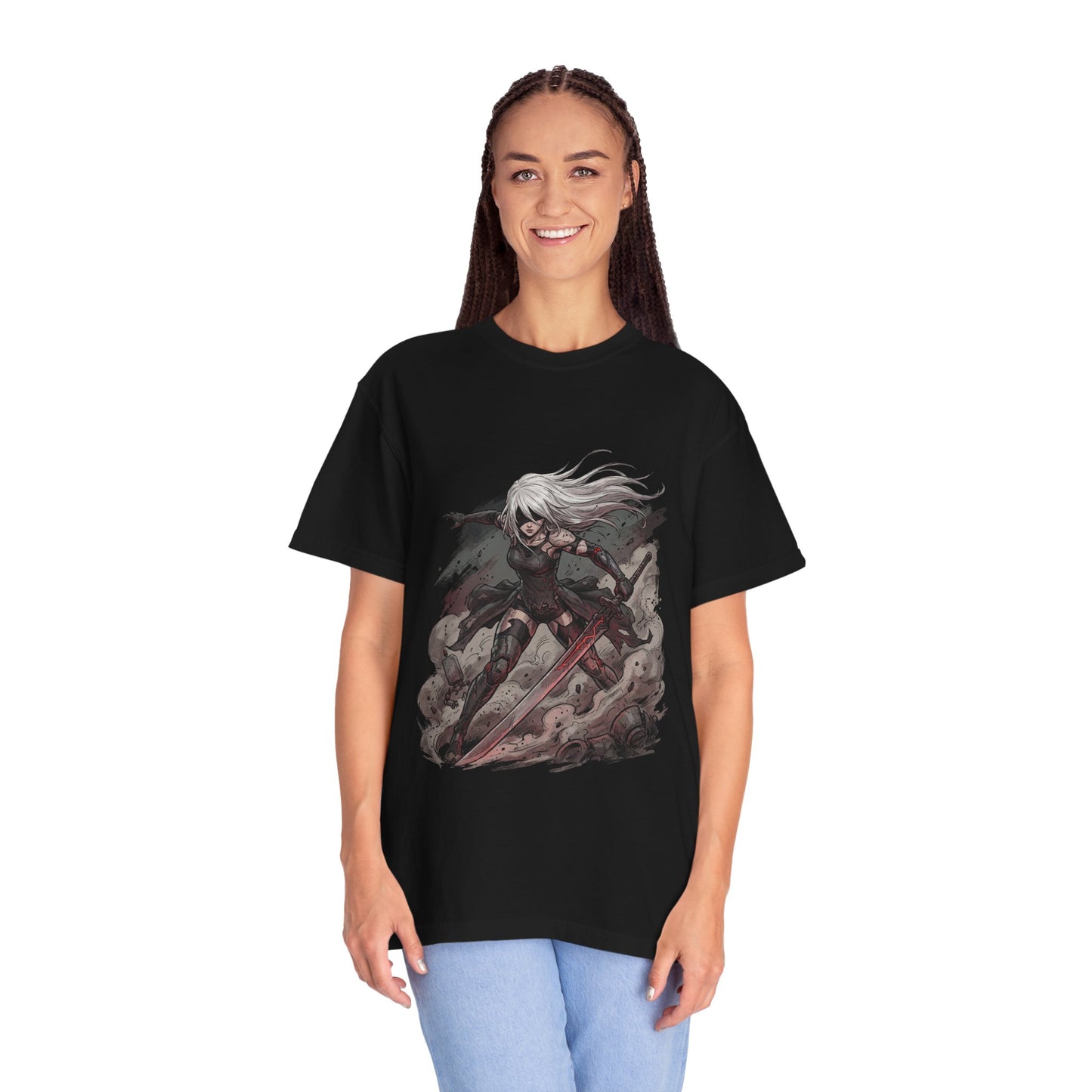 2B NieR Automata Katana Pod Elegant Design Premium T-Shirt