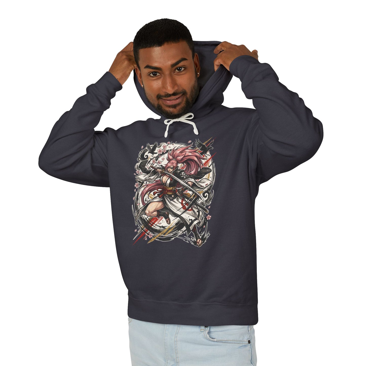 Guilty Gear Baiken T-Shirt | One-Eyed Samurai Ronin Strive Fighter Tee Unisex Premium Hoodie