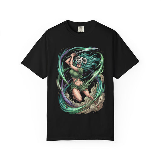 Nelliel Tu Odelschwanck Bleach Green Hair Adult Form Portrait Premium T-Shirt