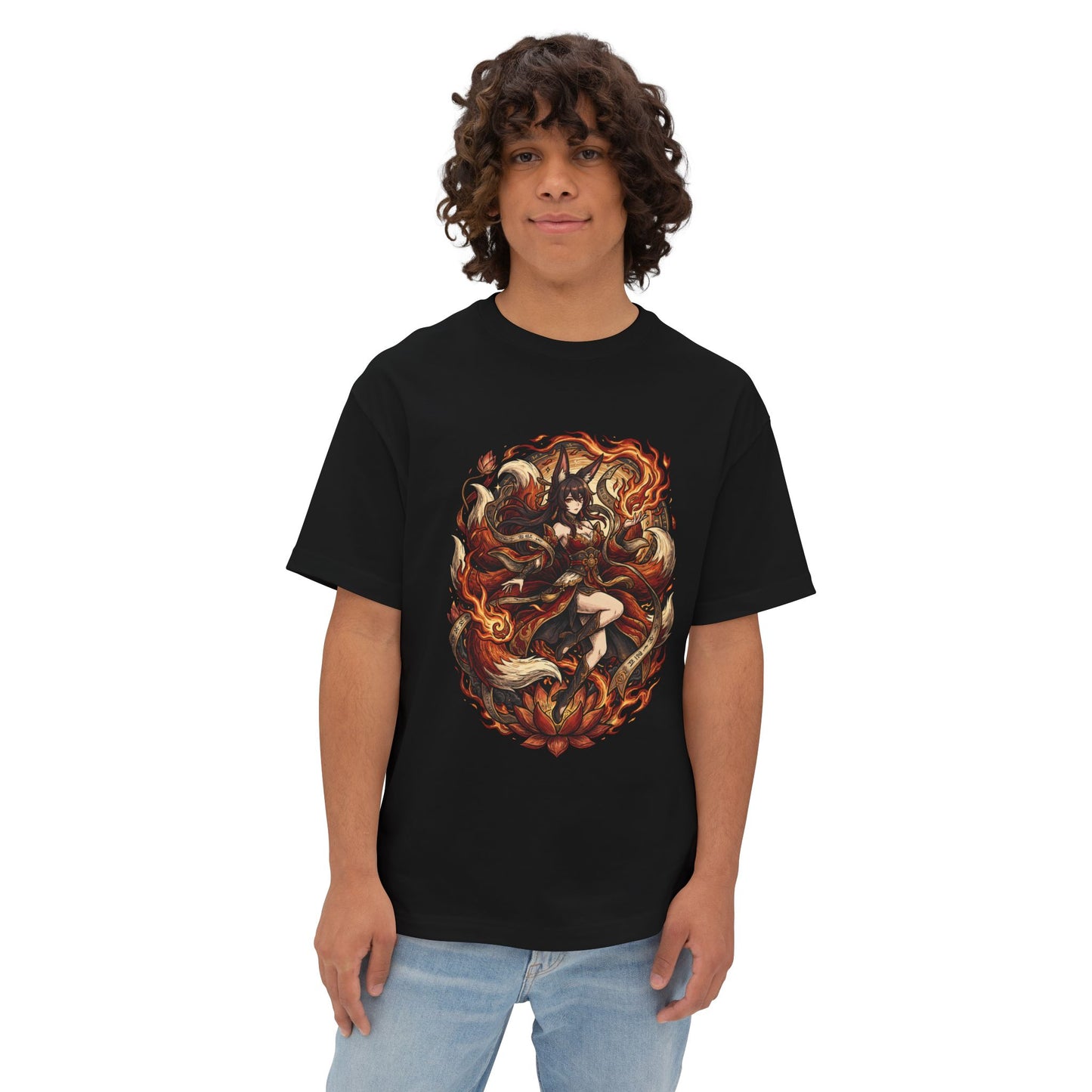 Fugue Honkai Star Rail: Cloudflame Luster Debuff Queen Premium Oversized Unisex T-Shirt