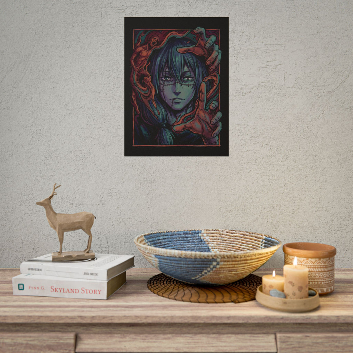 Jujutsu Kaisen Mahito Patchwork Face Poster