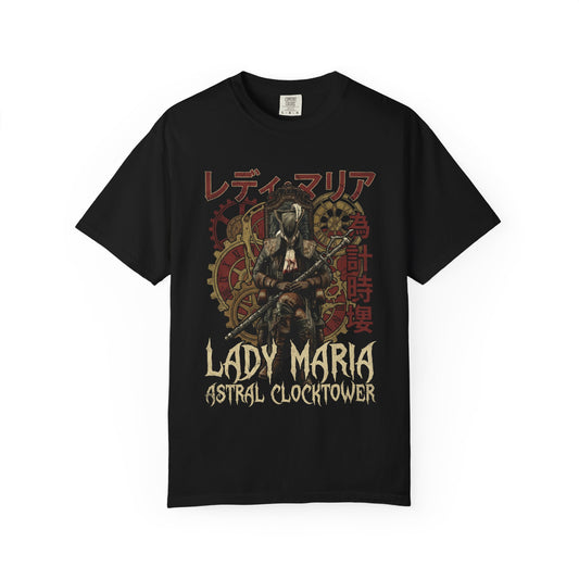 Bloodborne Lady Maria Rakuyo Astral Clocktower Boss Design Premium T-Shirt