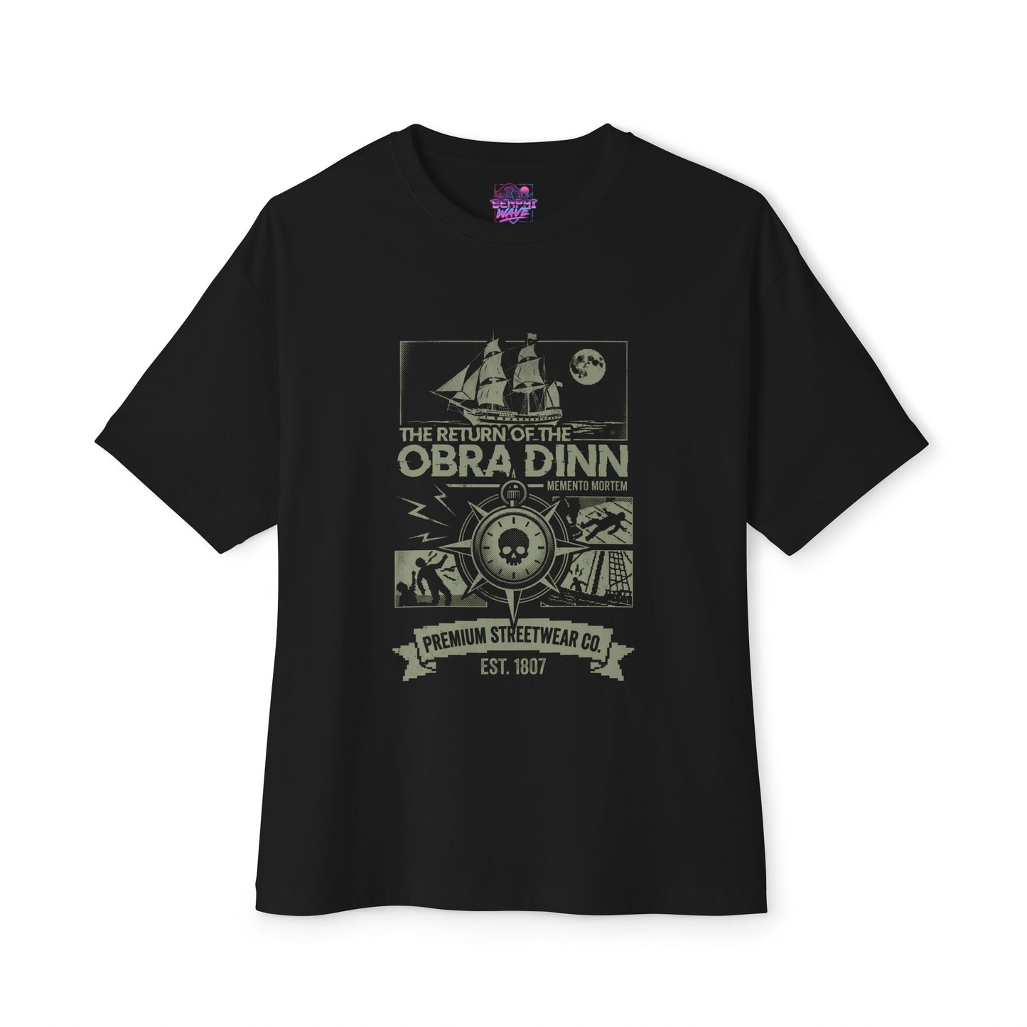 Lucas Pope Obra Dinn Minimal Colour Masterpiece Premium Oversized Unisex T-Shirt