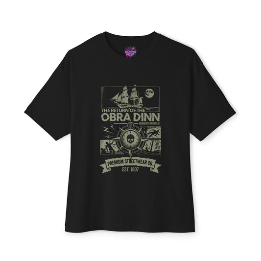 Lucas Pope Obra Dinn Minimal Colour Masterpiece Premium Oversized Unisex T-Shirt