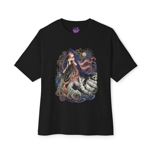Reverse 1999 Nautika Rope Braids and Clocks Fan Art Oversized T-Shirt