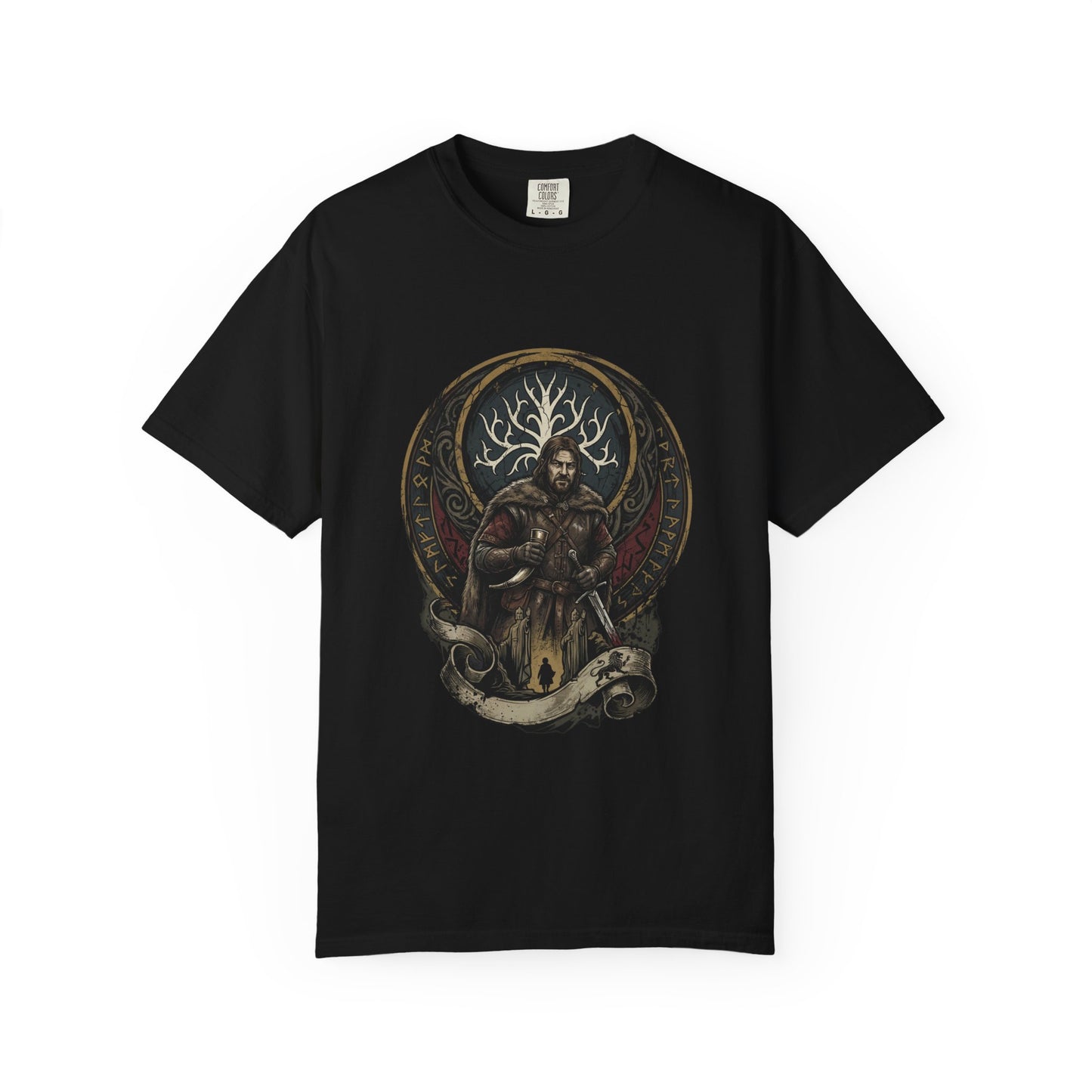 Lord of the Rings Boromir Inspired – Tall Dark Hair Proud Captain Design Premium T-Shirt