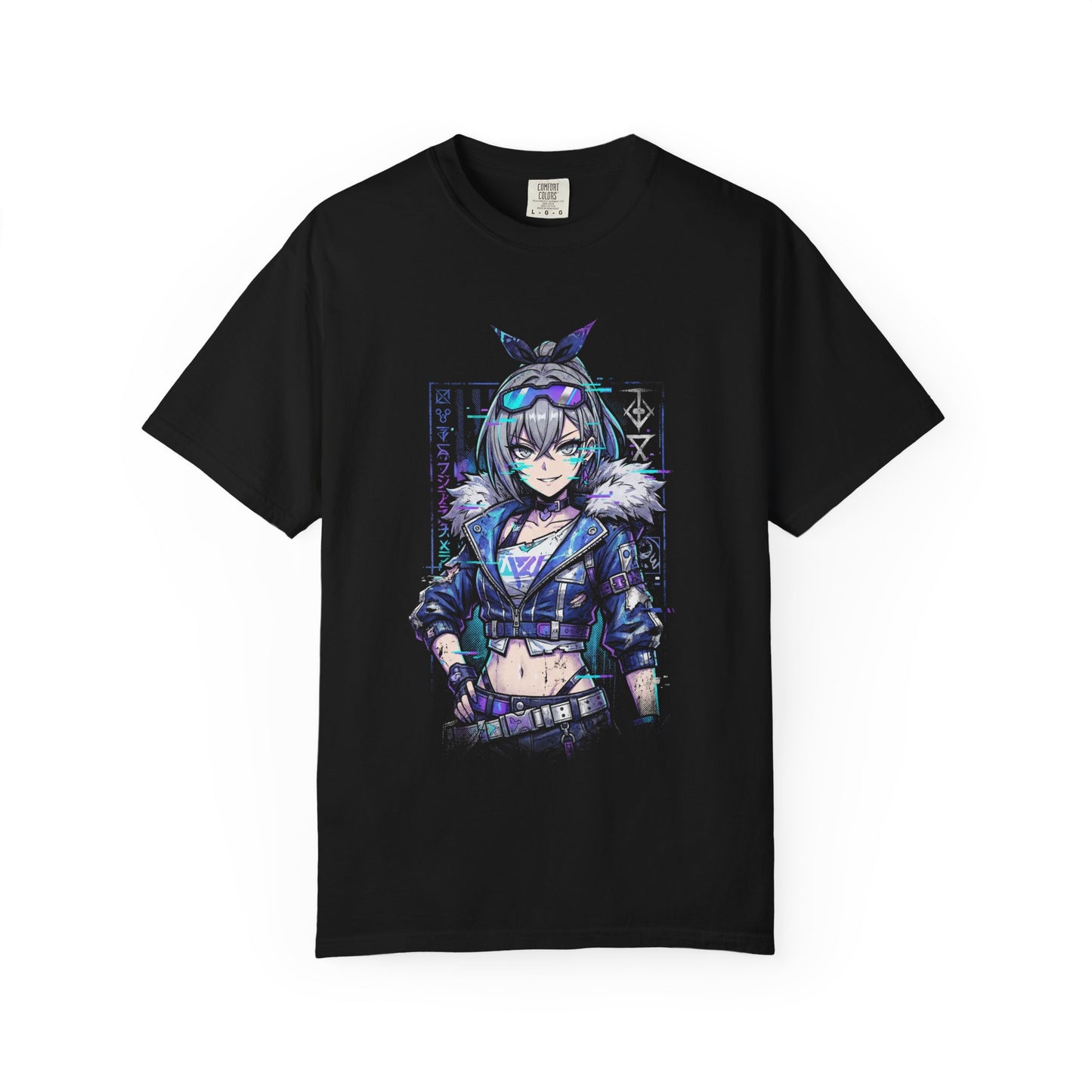 Silver Wolf HSR Crop Top Shorts Thigh Highs Hacker Icon Premium T-Shirt