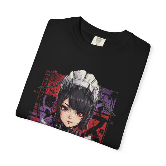 Ellen Joe ZZZ Shark Tail Maid Scissors Portrait Premium T-Shirt