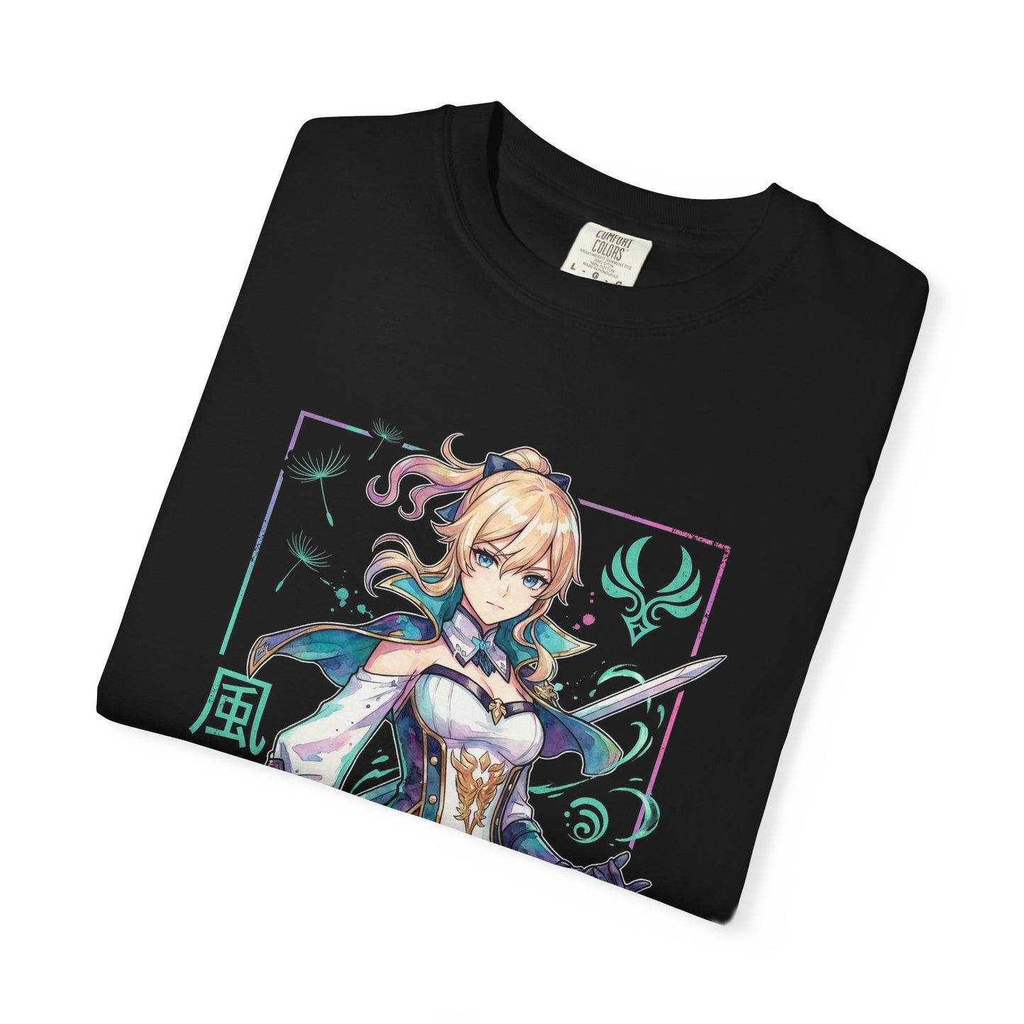 Jean Genshin Impact Dandelion Field Healing Wind Design Premium T-Shirt