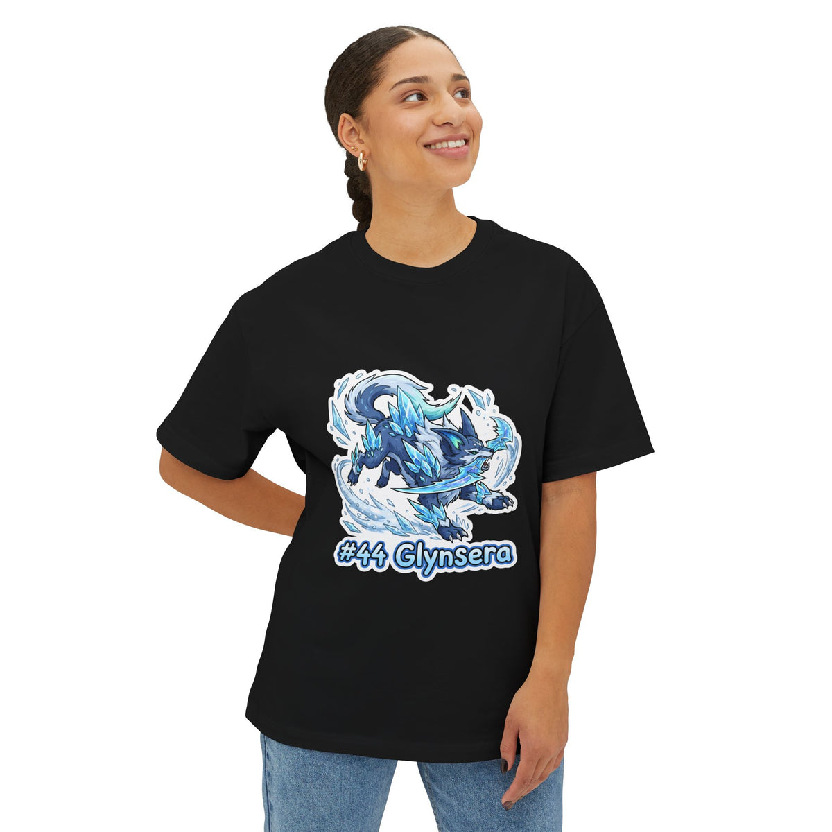 Glynsera Aniimo Sticker Art Creature Art - Oversized Premium Tee