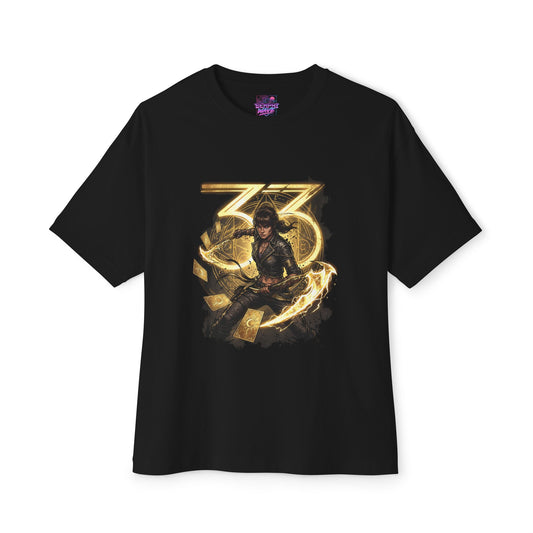 Sciel Clair Obscur T-Shirt | Teasing Smile Dark Past GOTY 2025 JRPG Apparel Premium Oversized Unisex T-Shirt