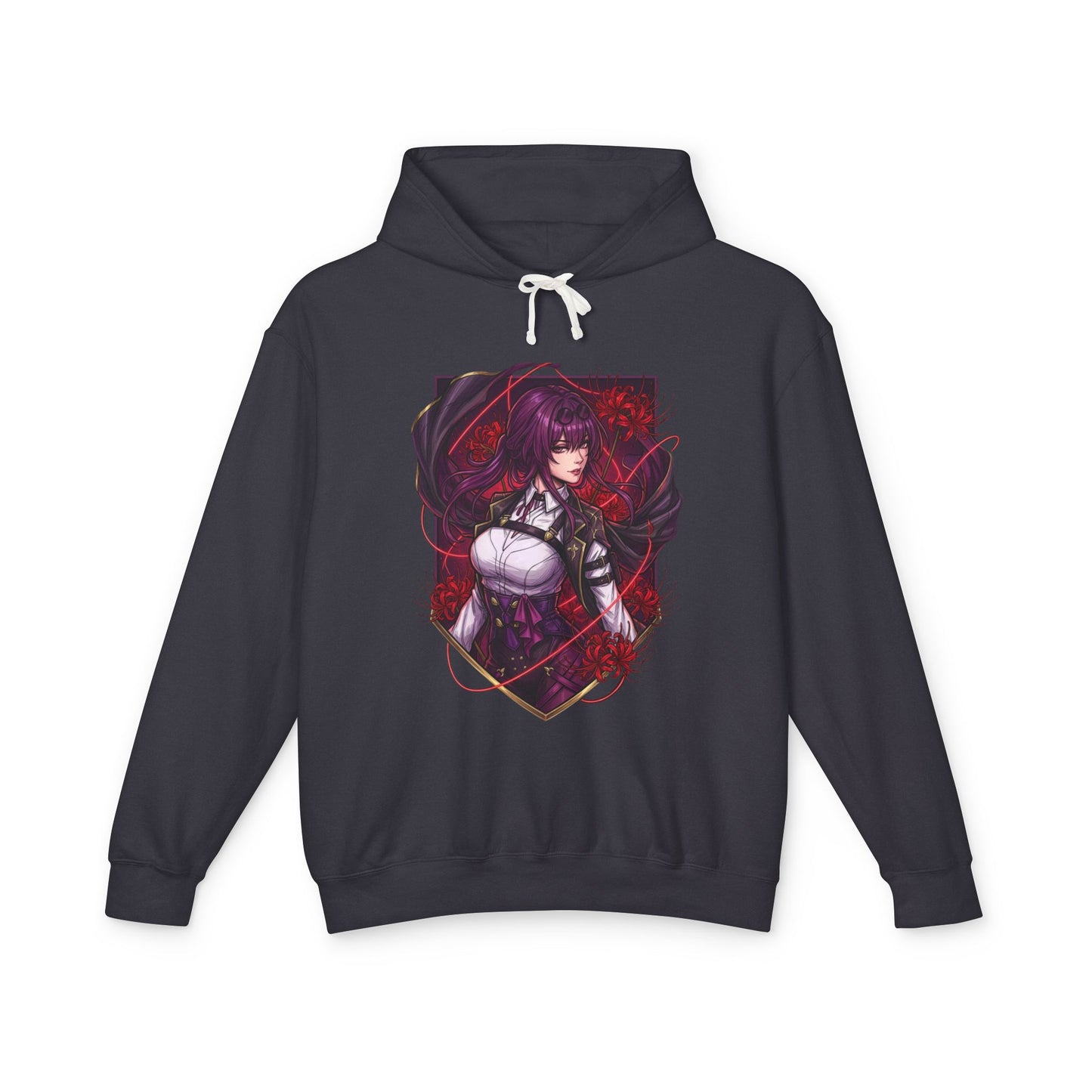 Kafka Honkai Star Rail: Elegant Purple Hair Beauty Unisex Premium Hoodie