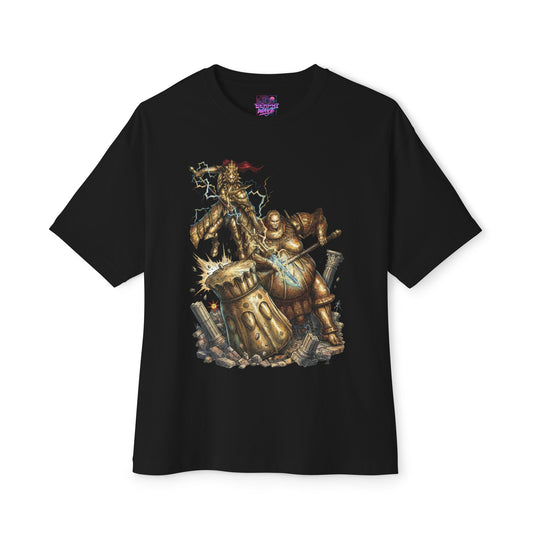 Ornstein Smough Golden Spear Hammer Battle Dark Souls Oversized T-Shirt
