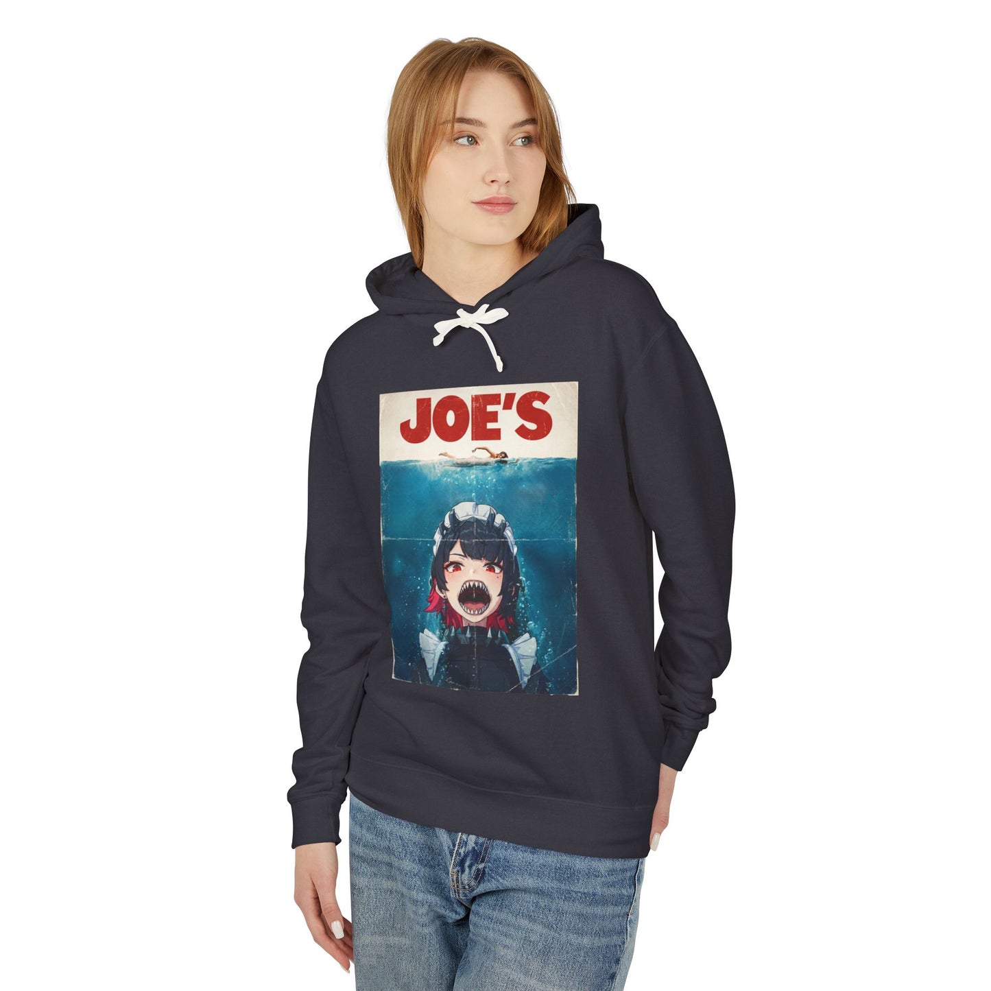 Zenless Zone Zero Ellen Jaws Poster – Flash Freeze Polar Plunge Shark Vibes Unisex Premium Hoodie