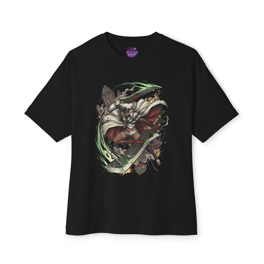 Guilty Gear Ramlethal Green Slash Cathedral Fan Art Oversized T-Shirt