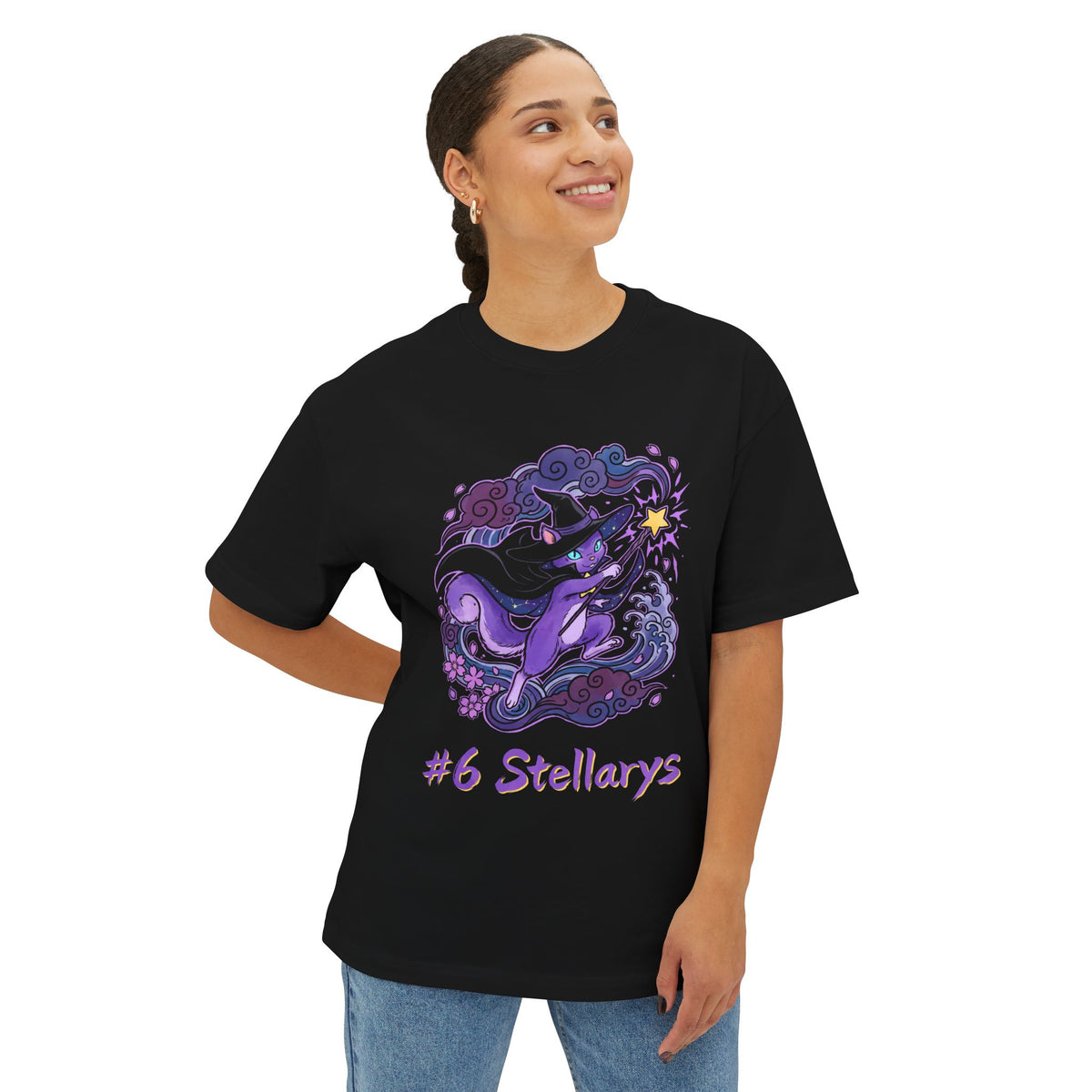 Stellarys Aniimo Ukiyo-e Creature Art - Oversized Premium Tee