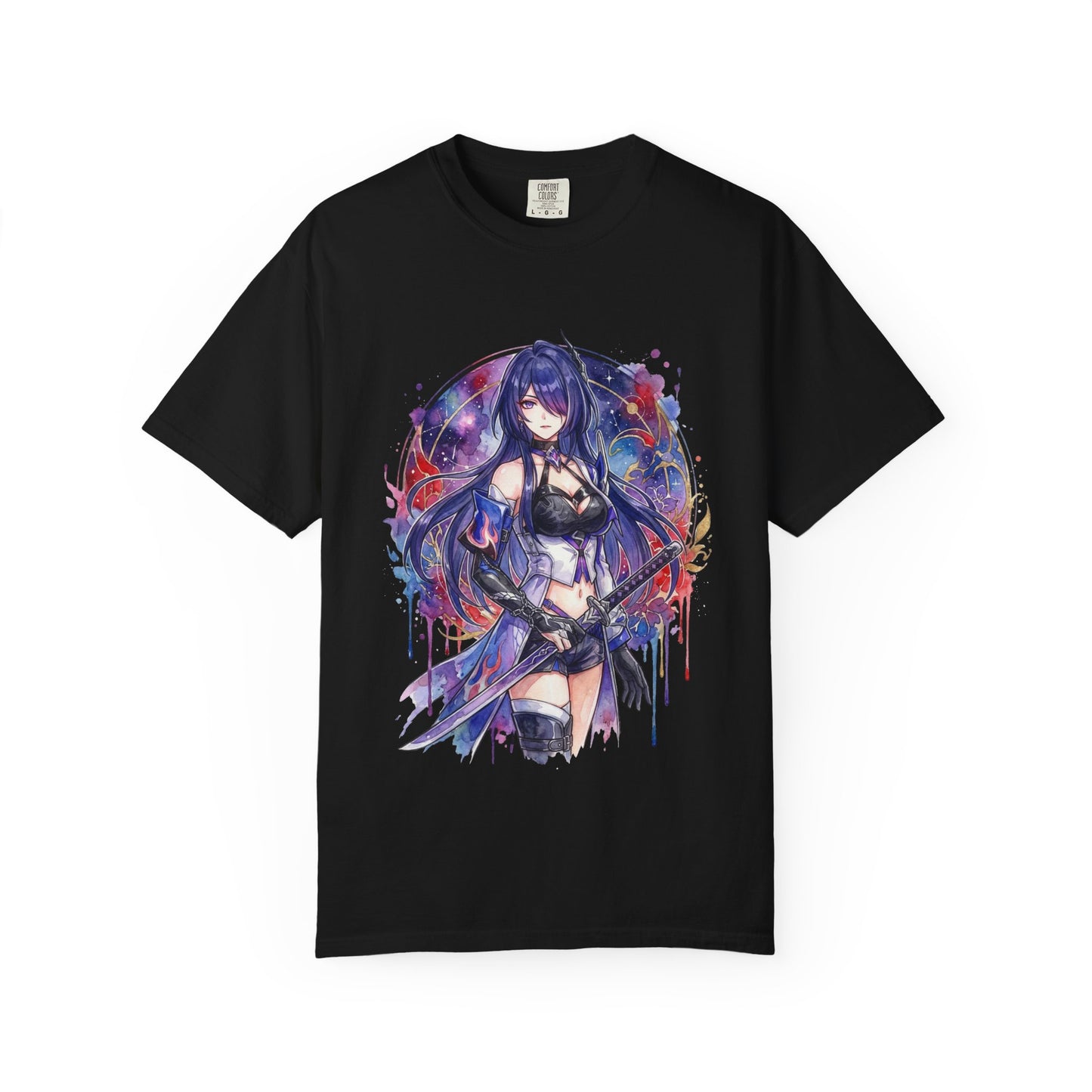 Honkai Star Rail Acheron Galaxy Ranger Mysterious Beauty Art Premium T-Shirt