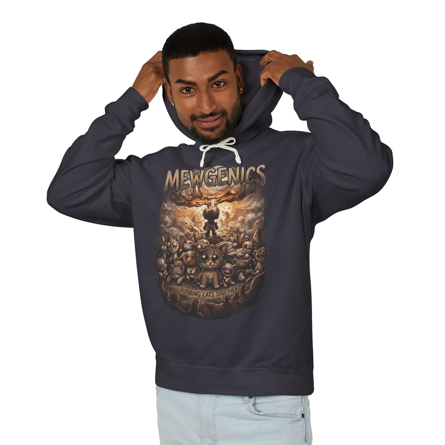 Edmund McMillen Mewgenics Fan Logo Premium Hoodie | Indie Roguelite Merch Unisex Premium Hoodie