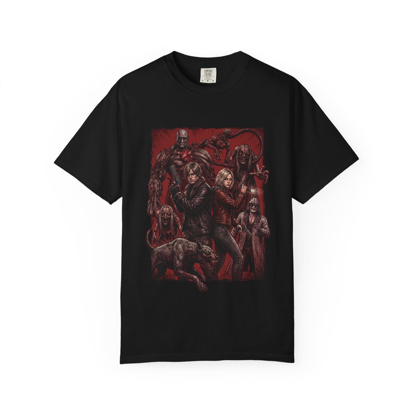 Resident Evil 9 Grace Ashcroft Leon Kennedy Plant 43 Super Tyrant Art Premium T-Shirt