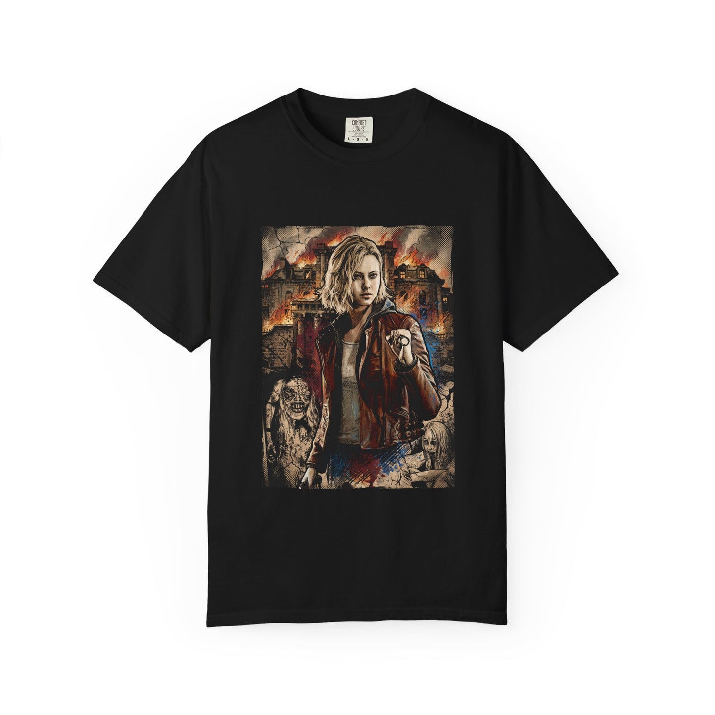 Grace Ashcroft Resident Evil Requiem Leon Kennedy Duo Protagonist Design Premium T-Shirt