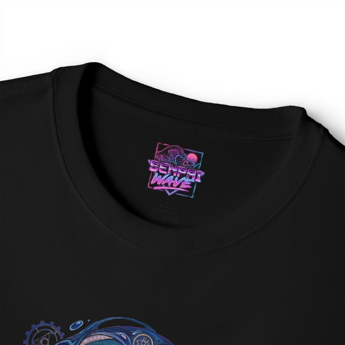 Reverse 1999 Nautika Jellyfish Deep Sea Fan Art Oversized T-Shirt