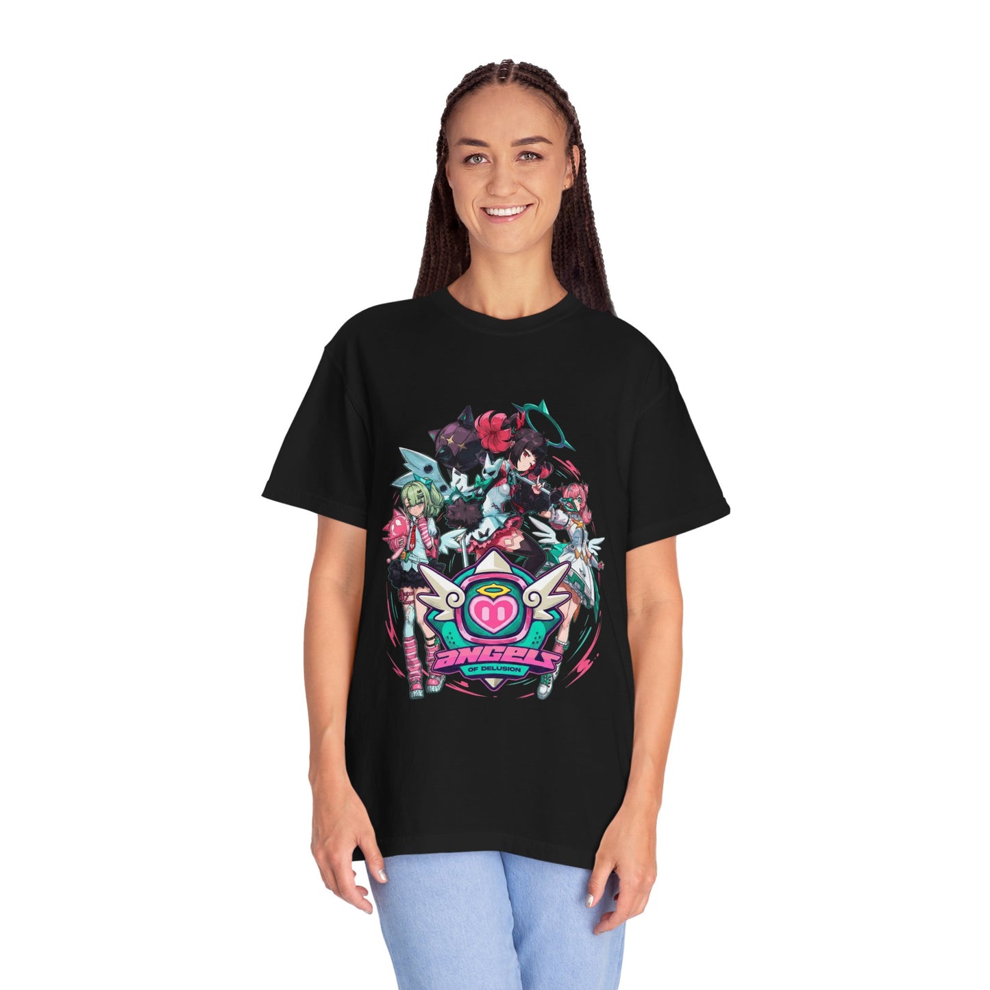 Angels of Delusion ZZZ Idol Group Chaotic Performance Portrait Premium T-Shirt