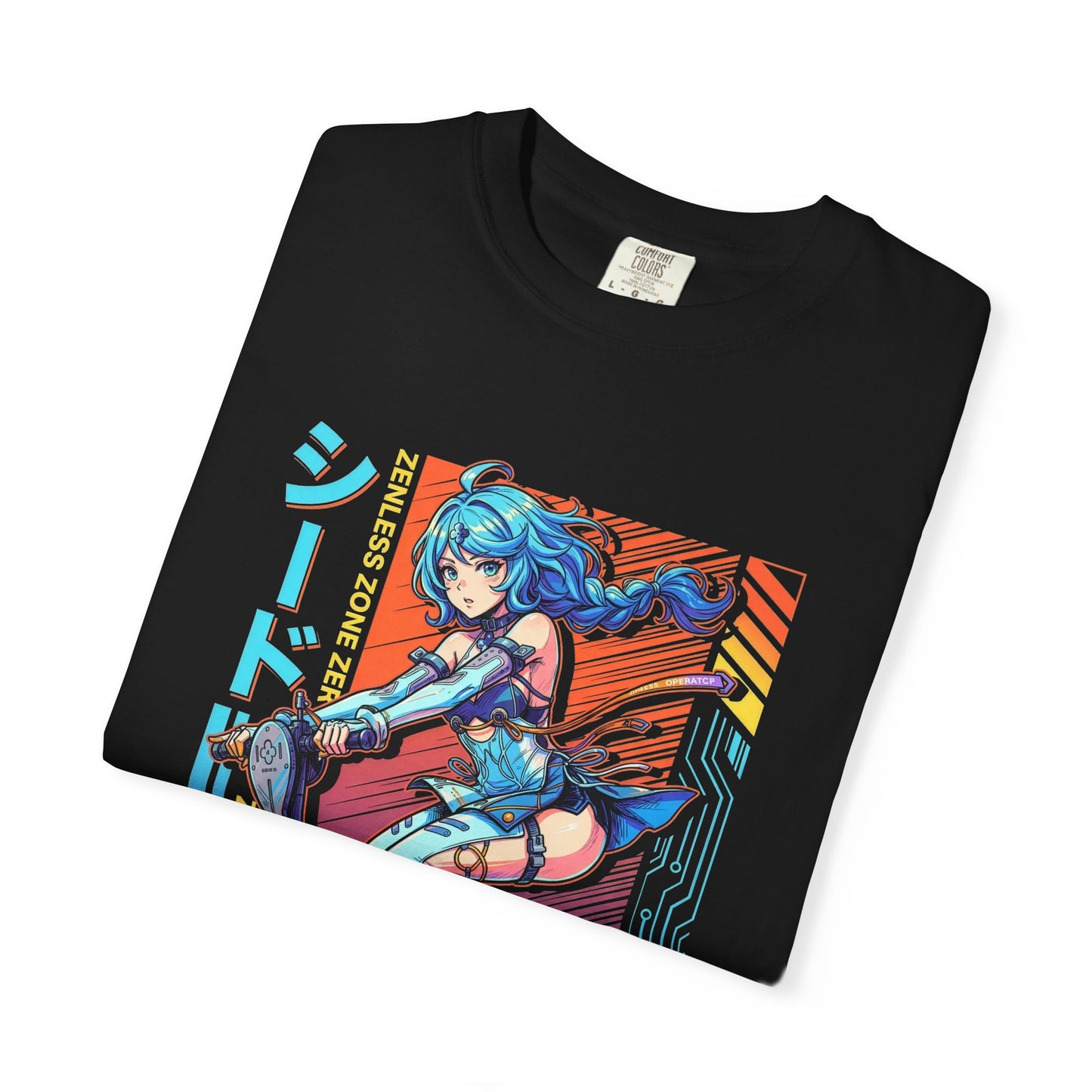 Retrowave Synth Seed Zenless Zone Zero White Demon Premium T-Shirt