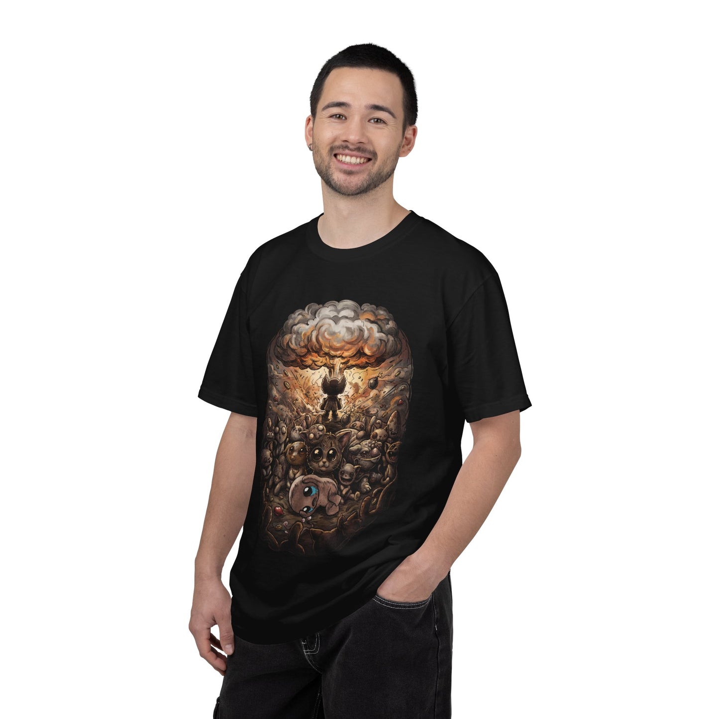 Mewgenics x Binding of Isaac Crossover T-Shirt | Isaac Tears Cat Premium T-Shirt