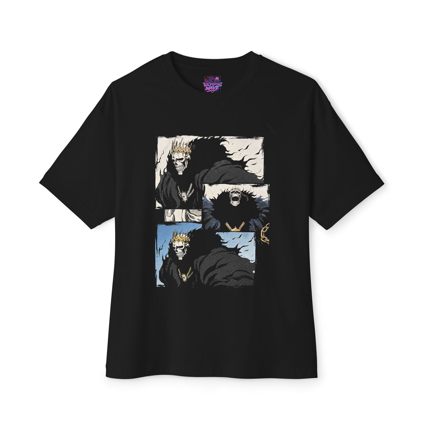 Hollow Bleach Bold Soul Reaper Anime Shirt - Oversized Premium Tee