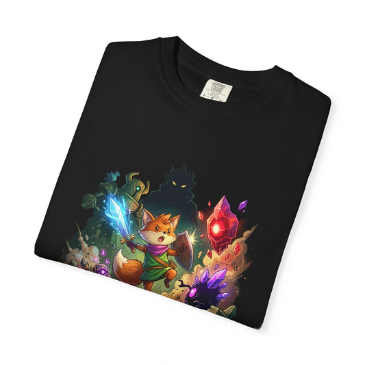 Tunic Fox Hero Ruins Crystals Instruction Manual T-Shirt