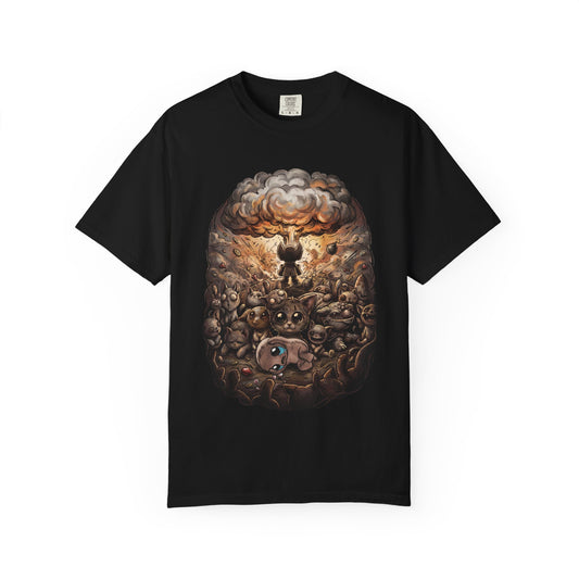 Mewgenics x Binding of Isaac Crossover T-Shirt | Isaac Tears Cat Premium T-Shirt