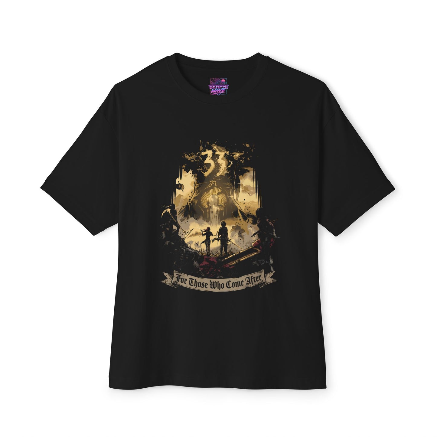 Expedition 33 Clair Obscur Painterly Style Facing the Paintress Premium Oversized Unisex T-Shirt