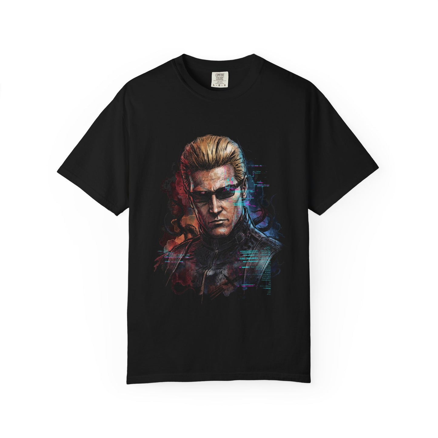 Resident Evil Albert Wesker Sunglasses Red Eyes Superhuman Design Premium T-Shirt