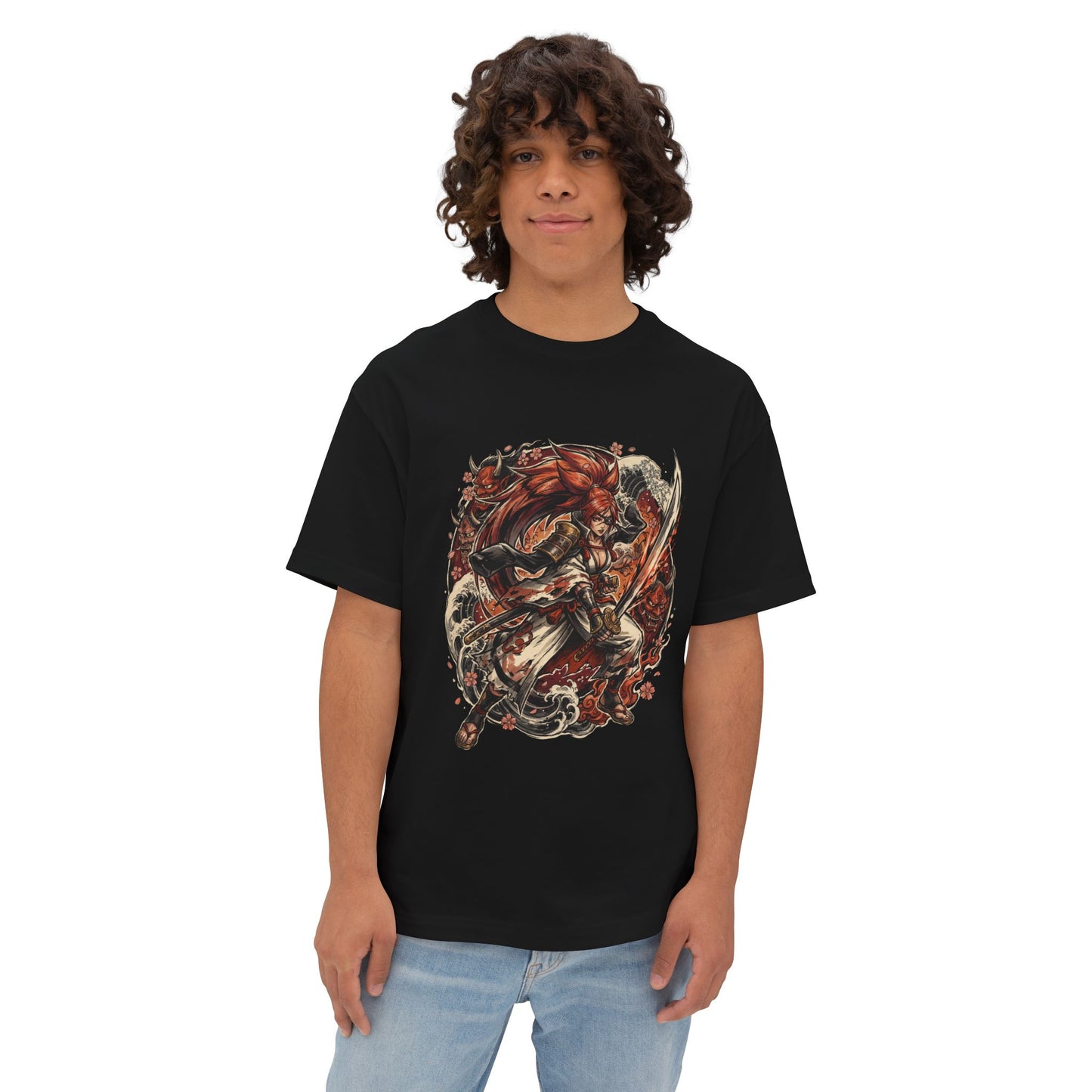 Baiken GG: Claw Hook & Katana Combo Legend Premium Oversized Unisex T-Shirt