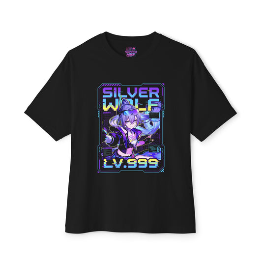 Silver Wolf Max Level: Purple Hair Icon Premium Oversized Unisex T-Shirt