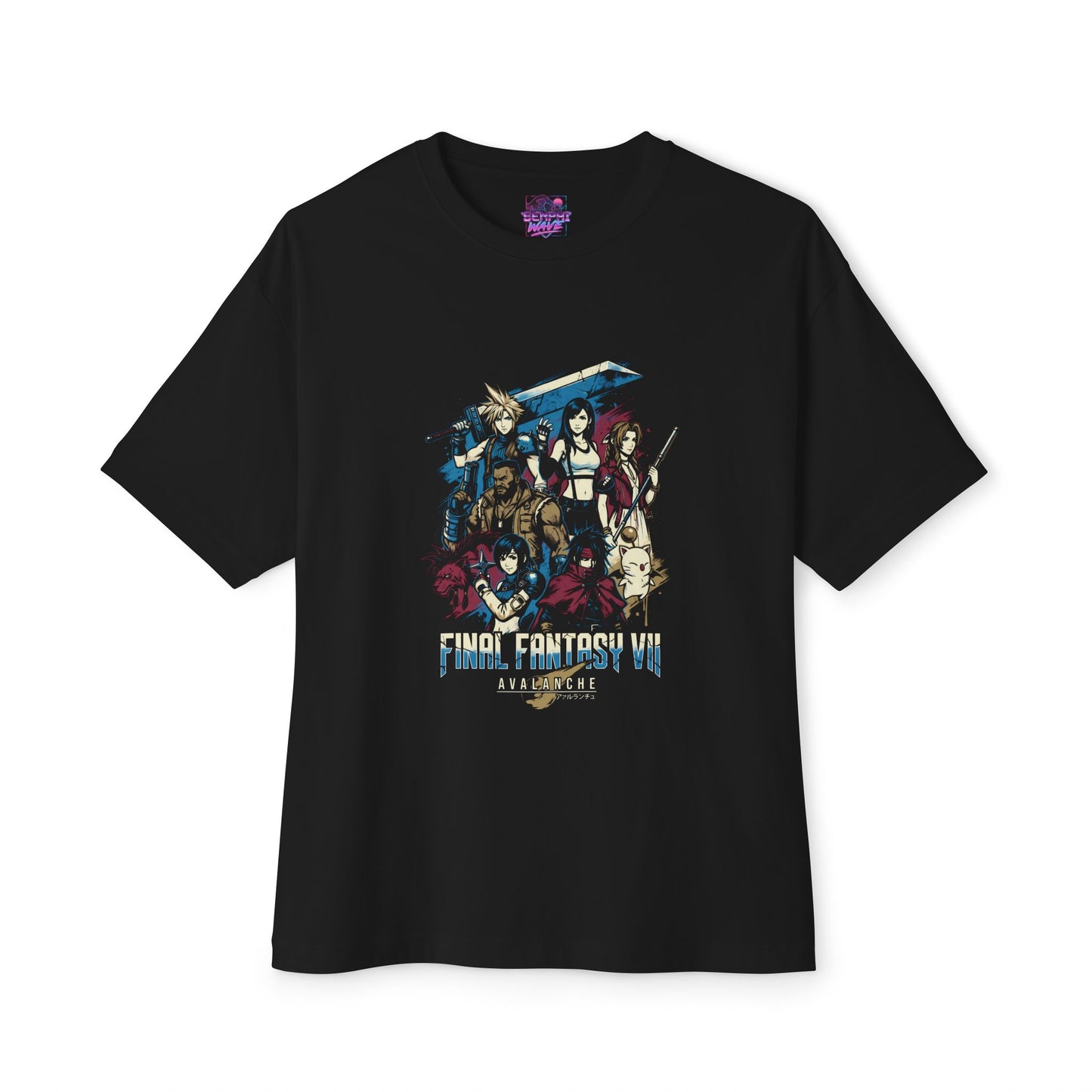 Final Fantasy VII Avalanche Eco Terrorist Rebels Premium Oversized Unisex T-Shirt