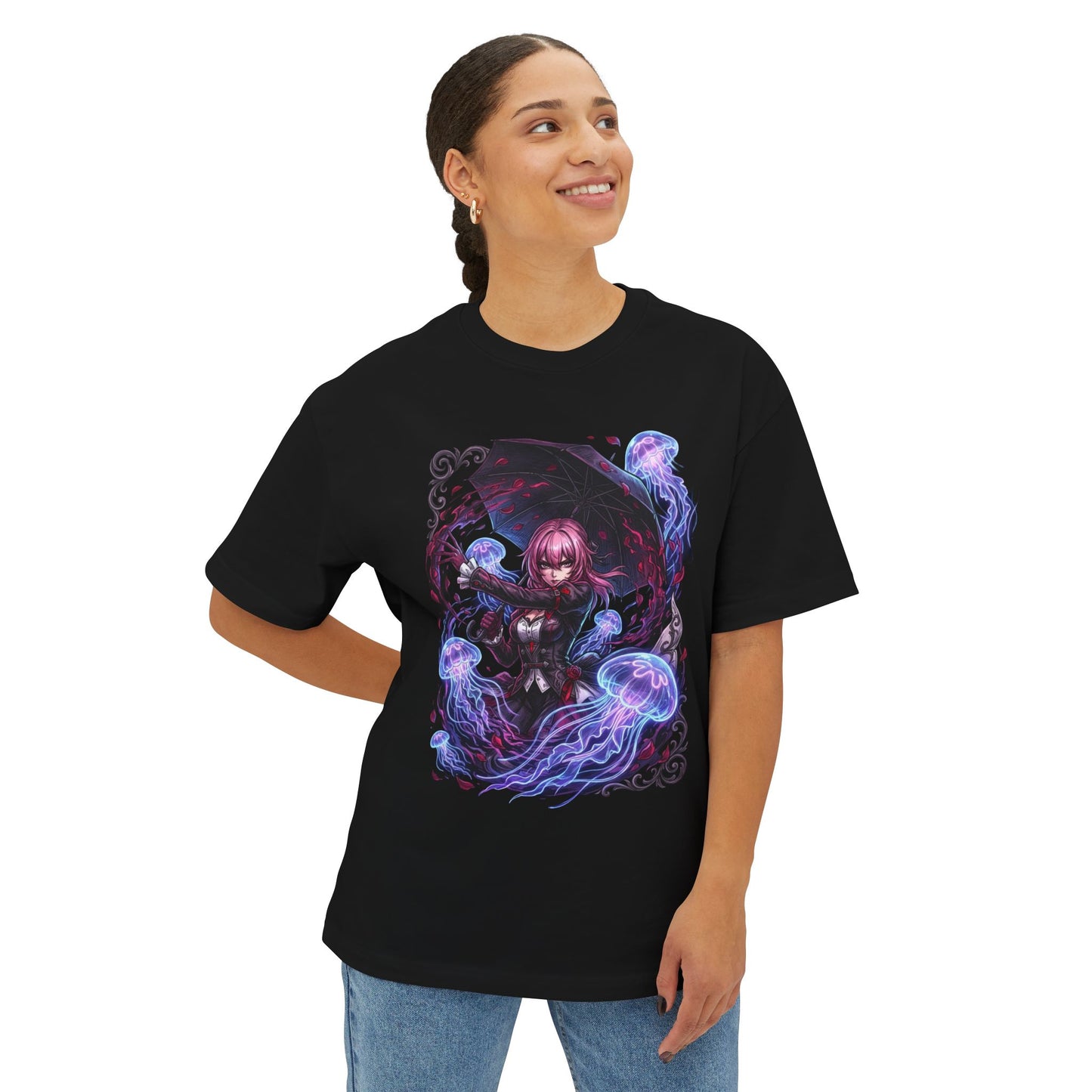 Evernight Honkai Star Rail: Forgetting Me Was Fortune Premium Oversized Unisex T-Shirt