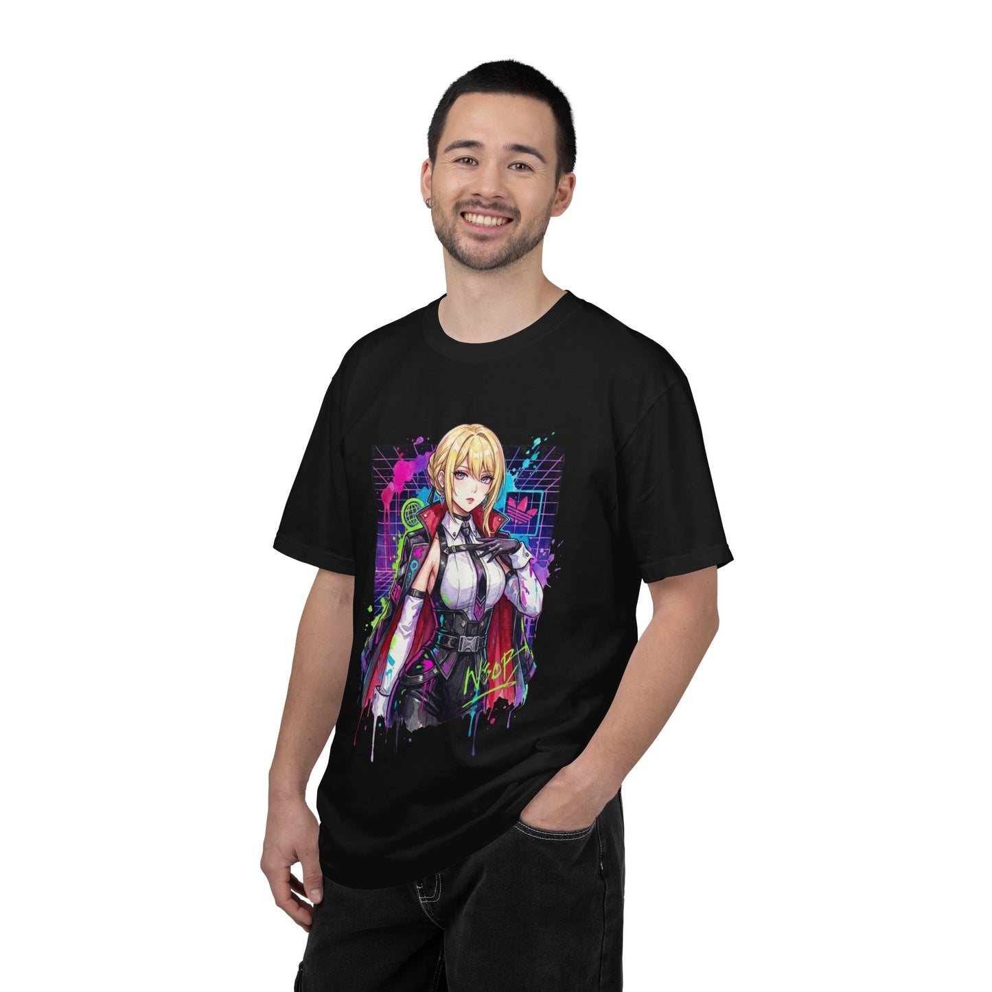 Evelyn Chevalier ZZZ Red Burning Tethers Portrait Premium T-Shirt