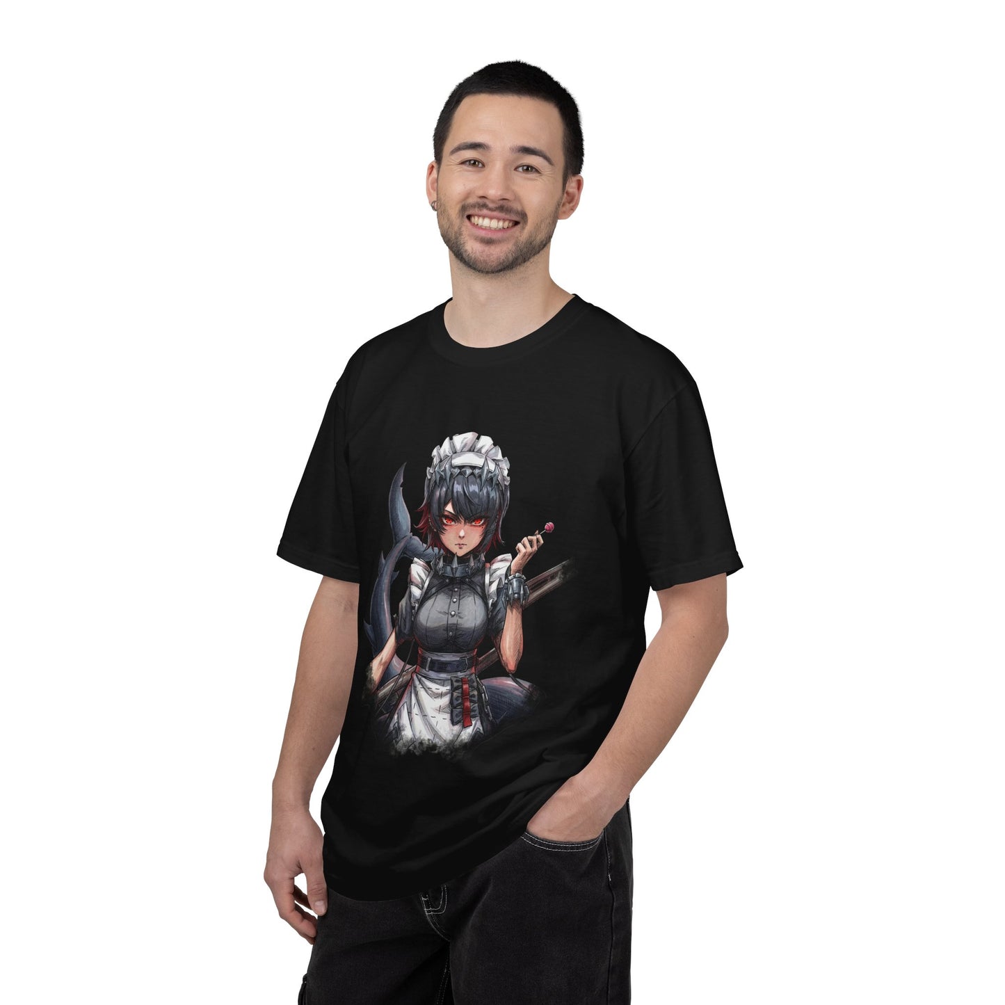 Ellen Joe ZZZ Shark Tail Maid Scissors Portrait Premium T-Shirt